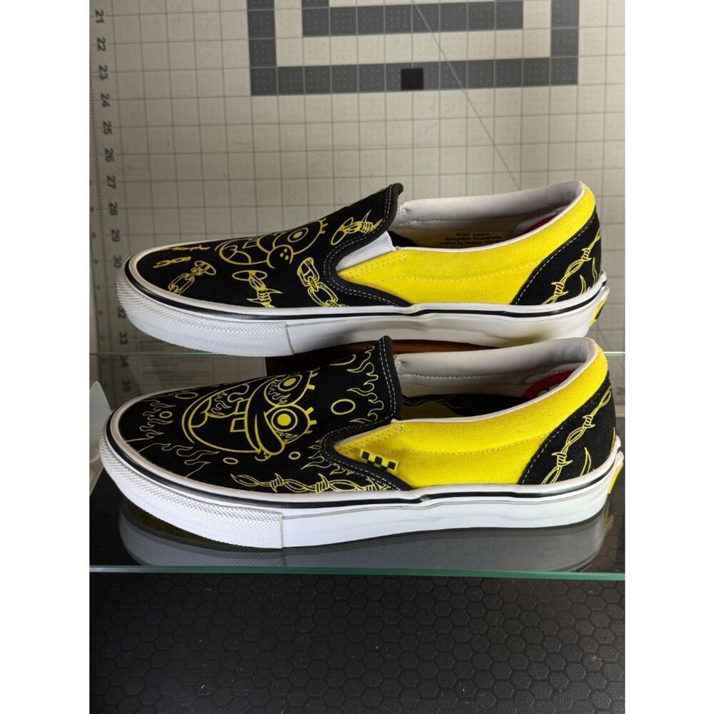 VANS®  |  SPONGEBOB SQUAREPANTS  |  SLIP-ONS  |  MEN:9.5  |  NEW  | - Picture 5 of 14